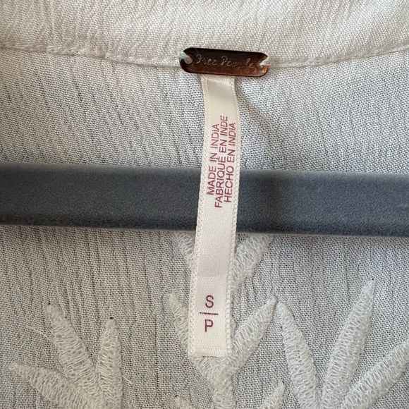 Free People Marissa Cream Embroidered Mini Dress - Picture 6 of 6